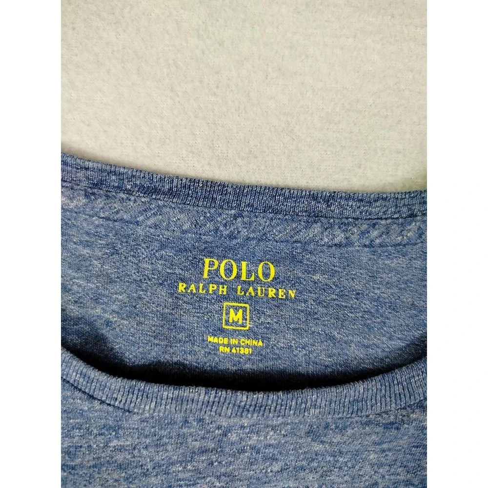 Polo Ralph Lauren Shirt Mens Medium Blue Preppy Quiet‎ Luxury Old Money Casual
